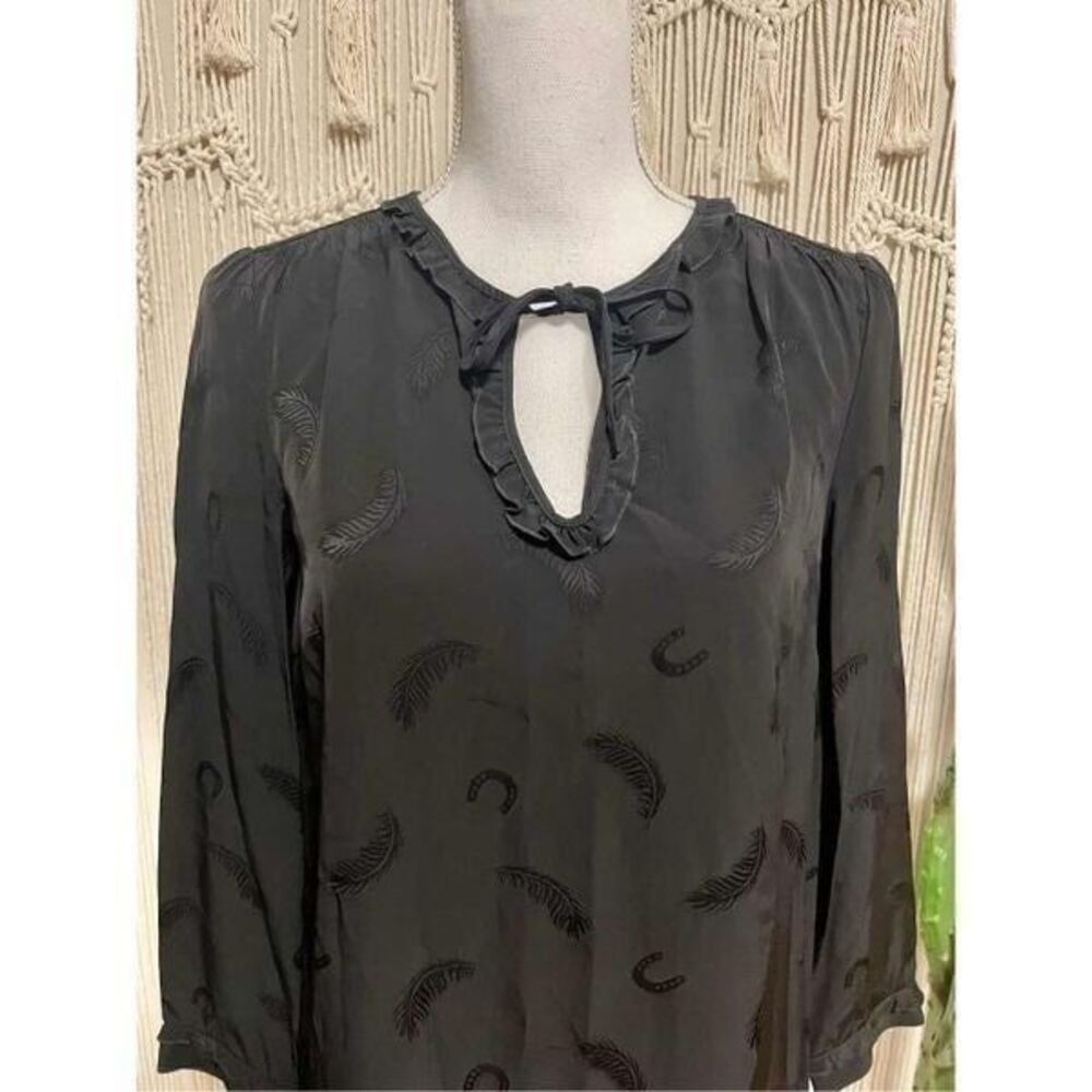 NWT COACH Feather Jacquard Print Silky Dress Size 2 - Picture 2 of 11